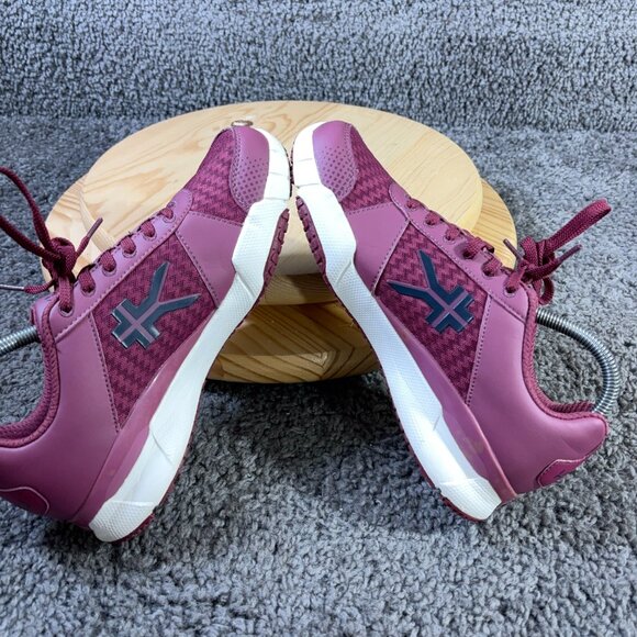Kuru Quantum 2 Running Shoe Womens Size 7.5 Burgundy Blue Gym Training Sneakers - Picture 5 of 8